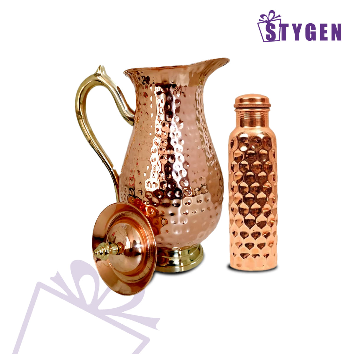 Copper Jug Bottle set (তামার জগ বোতল সেট)